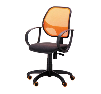 Кресло AMF Бит АМФ-8 Черный (Черный Оранжевый) фото-1