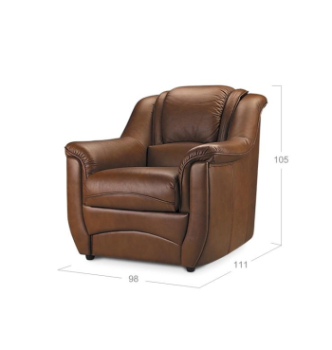 Кресло DLS Чизари-1 98x111 Фиолетовый (Флай 2216) фото-2