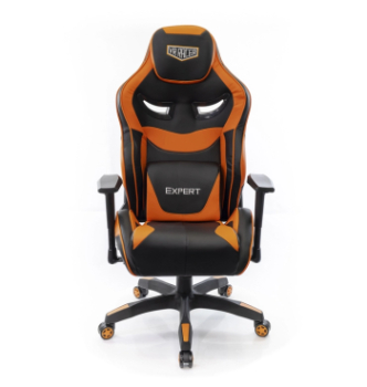 Кресло геймерское AMF VR Racer Expert Genius Оранжевый (PU Черный/Оранжевый) фото-2