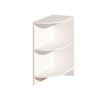 Тумба нижняя кухонная Комфорт Мебель Модульные кухни Лофт крашеный Н30.82 угловая открытая 30x45x82 Белый (Белый) фото-1