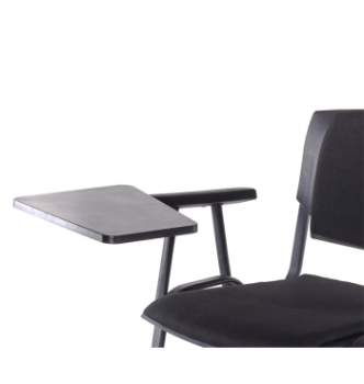 Подлокотник для стула AMF Изо Призма (подлокотник+кронштейн+столик) Черный (Пластик чёрный) фото-1