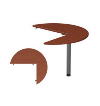 Стол приставной M-Concept Серия Атрибут A1.16.10 100x100 Серый (Антрацит) фото-2