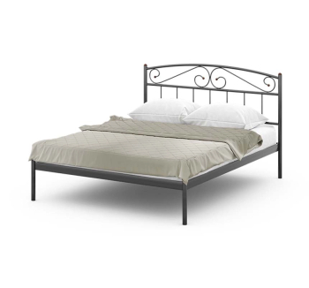 Кровать Метакам Verona XL 200x160 Серый (Шагрень серая) фото-1