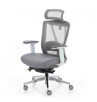 Кресло Kreslalux Ergo Chair 2 White Серый (Серый/Серый) фото-1