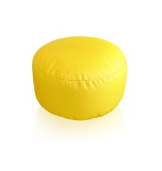 Пуф бескаркасний Starski Capri 70x70 Желтый (ZEUS DELUXE yellow)