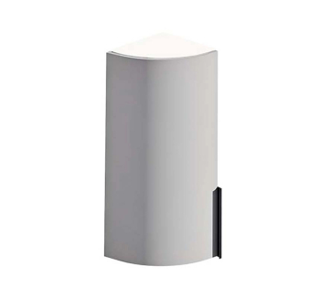 Тумба верхня кухонна Комфорт Меблі Модульні кухні Лофт фарбований В30.72.1Д. кут.гнут. 30x32x72 Білий (Білий матовий Білий) фото-1