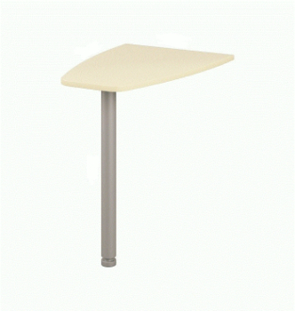Стол приставной M-Concept Серия Прайм P1.36.06 78x55 Бежевый (Берёза полярная) фото-1