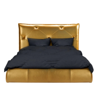 Ліжко DLS Камерон 200x160 Жовтий (ZEUS DELUXE gold) фото-2