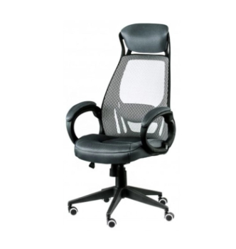 Кресло Special4you Briz Black Серый (Сетка/Grey) фото-1