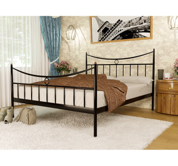 Кровать Метакам Paris-2 190x160 Коричневый (Коричневый) фото-2