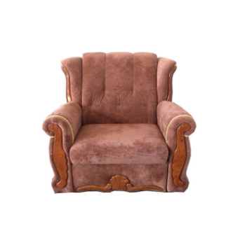 Кресло раскладное Катунь Роксана 115x102 Красный (BINGO BERRY венге) фото-1