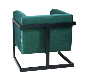 Крісло MegaStyle Harold armchair 82x74 Зелений (Green 10 Ral 9005 Чорний шагрень) фото-2