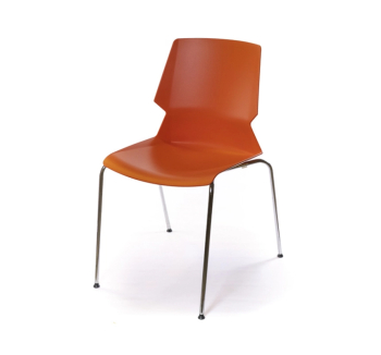 Комплект стульев АКЛАС Пекин CH 4 шт Оранжевый (Оранжевый) фото-2