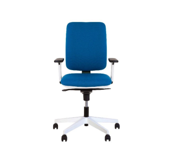 Кресло Новый Стиль Smart R White-Black ST PL71 Синий (CSE 15) фото-2
