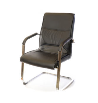 Кресло конференционное АКЛАС Спринг CH CF Черный (PU-черный) фото-1