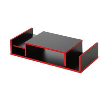 Подставка под монитор ZEUS Лига 60x25x12 Коричневый (Орех темный Красный) фото-1