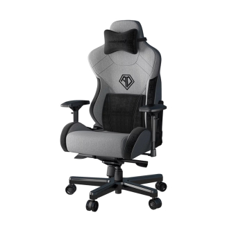 Крісло геймерське Anda Seat T-Pro 2 XL Сірий (Grey Fabric) фото-1