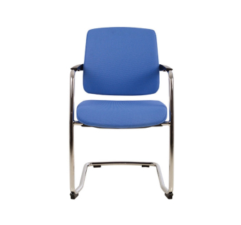 Кресло конференционное Новый Стиль Absolute CF LB Chrome Синий (CSE 15) фото-2