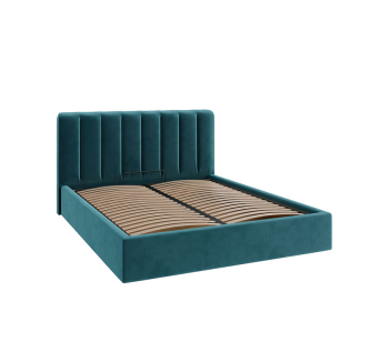 Кровать RICHMAN Санам Комфорт с подъемным механизмом 190(200)x160 Зеленый (Simple 22 Черный) фото-1