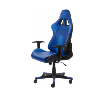 Кресло геймерское GT Racer X-2317 Синий (Черный PU/Синий PU) фото-1