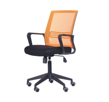 Кресло AMF Джун Черный (Черный Оранжевый) фото-1