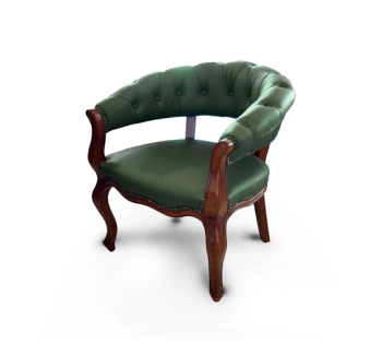 Кресло конференционное Диал Монк Зеленый (Темно-зеленый Орех) фото-1