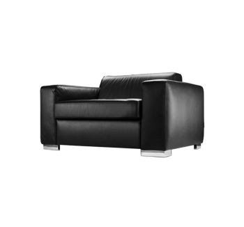 Кресло DLS Люкс-1-КС 108x94 Черный (ZEUS DELUXE black Серебро RAL-9006) фото-1