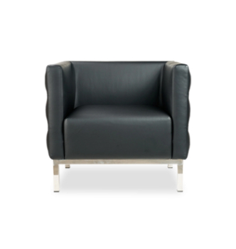 Кресло DLS Тетра-1-КС 79x71 Черный (Флай 2230 Серебро RAL-9006) фото-2