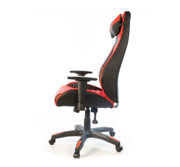 Кресло геймерское АКЛАС Хазард PL ANF Красный (PU-черный/красный) фото-2