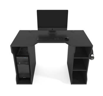 Стол геймерский ZEUS Tron-4 120x65 Черный (Черный) фото-2