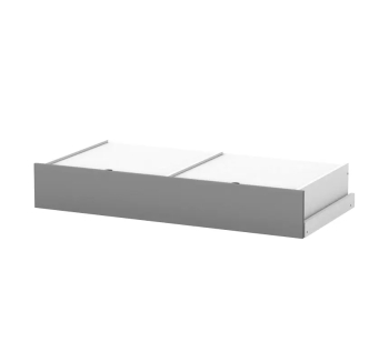 Ящик висувний під ліжка Верес без маятника 40.6.1 118.9x56.6x18.7 Сірий (Біло/Графітовий) фото-1