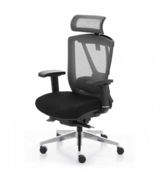 Крісло Kreslalux Ergo Chair 2 Black Чорний (Чорний/Чорний) фото-1