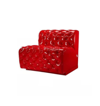 Кресло DLS Кармен-1 62x75 Красный (ZEUS DELUXE red) фото-1