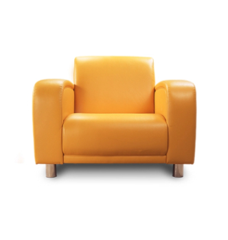 Кресло DLS Ягуар-1 100x95 Оранжевый (FORTUNA 3194) фото-1