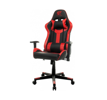 Кресло геймерское GT Racer X-2527 Красный (Черный PU/Красный PU) фото-1