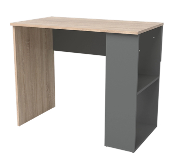 Стол для ноутбука NIKA Мебель Минивайт 23/900 стандартный 90x50 Серый (Графит Дуб Сонома светлый)