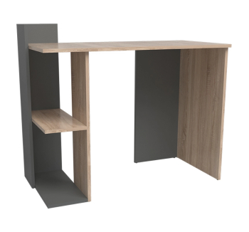 Стол для ноутбука NIKA Мебель Минивайт 36/1000 зеркальный 100x50 Коричневый (Яблоня Локарно темная)