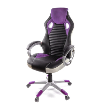 Кресло геймерское АКЛАС Григ PL TILT Фиолетовый (Черный/Фиолетовый) фото-1
