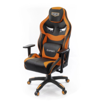 Кресло геймерское AMF VR Racer Expert Genius Оранжевый (PU Черный/Оранжевый) фото-1