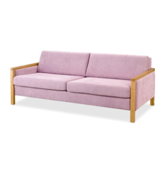 Диван DLS Магнум-Wood-3,5 188x86 Розовый (Lounge Light Pink Бук) фото-1