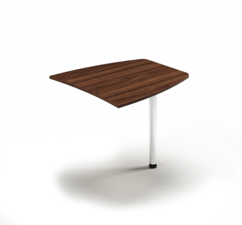 Стол приставной M-Concept Серия Диалог D1.06.08 80x84 Серый (Антрацит) фото-1