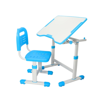 Комплект FunDesk Sole II парта+стул Синий (Голубой)
