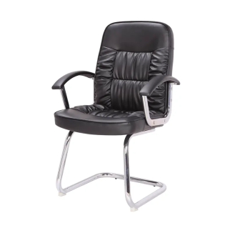 Кресло конференционное АКЛАС Лекко CF Черный (PU-черный) фото-1