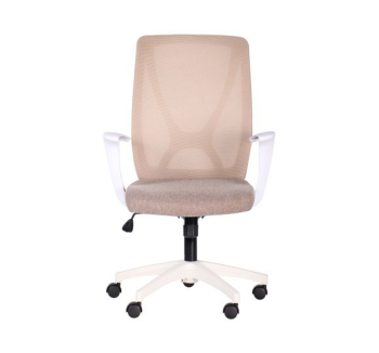 Кресло AMF Nickel White Оранжевый (Сидней 18) фото-2