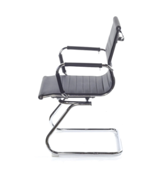 Кресло конференционное AMF Slim CF XH-632C Черный (PU Черный) фото-2