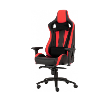 Кресло геймерское GT Racer X-0715 Красный (Черный PU/Красный PU) фото-1