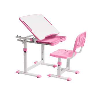 Комплект FunDesk Sorpresa парта+стілець Рожевий (Рожевий) фото-2