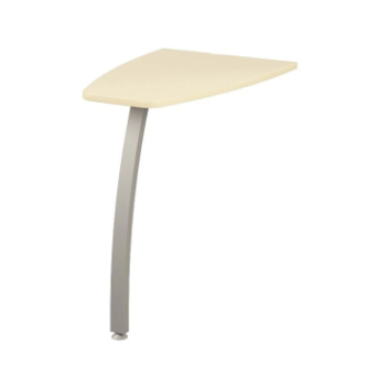 Стол приставной M-Concept Серия Прайм P1.06.06 78x55 Серый (Антрацит) фото-1