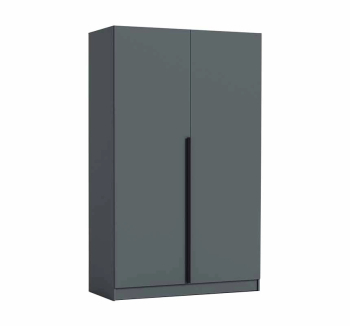 Шкаф гардероб MatroLuxe Urban с 1-м глубоким ящиком 120x54x220 Серый (Антрацит) фото-1