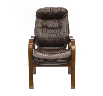Кресло конференционное АКЛАС Валенсия EX CF Коричневый (PU-коричневый) фото-2